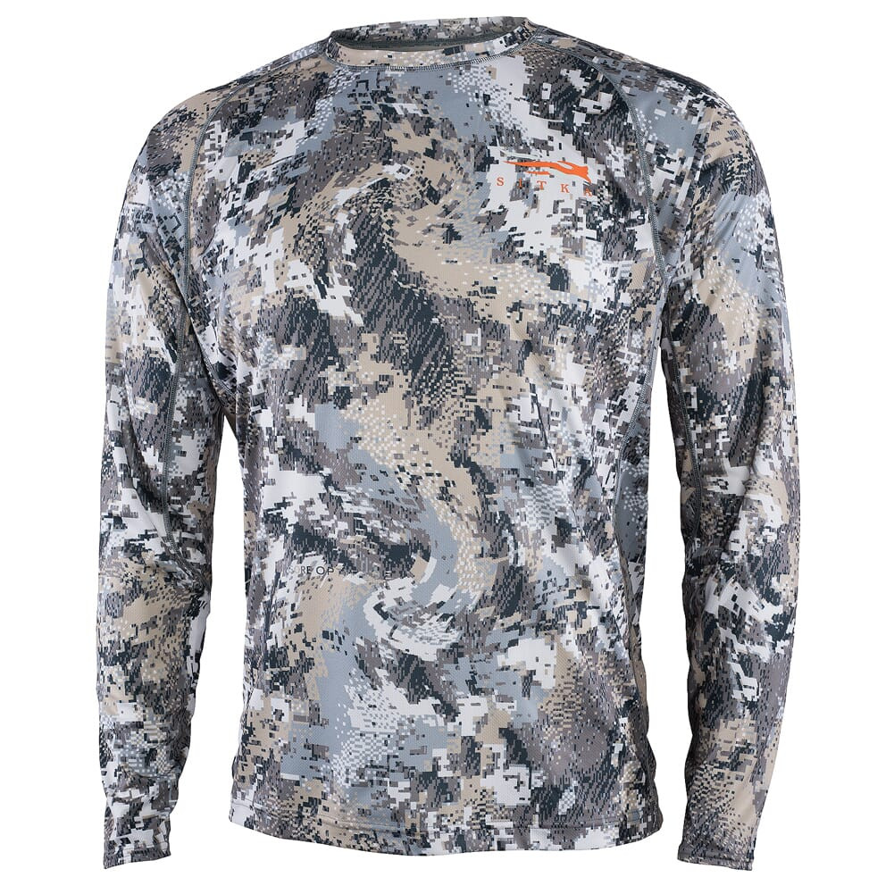 Sitka CORE Lt Wt Crew - LS Optifade Elevated II Small 10064-EV-S