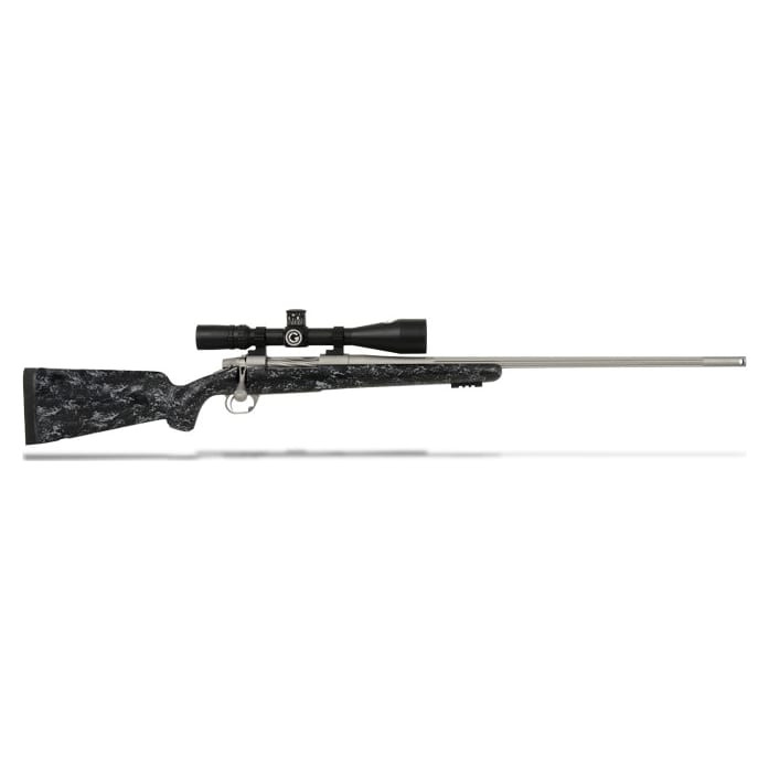 Gunwerks LR1000 7RM Fluted DB SS Black Gray
