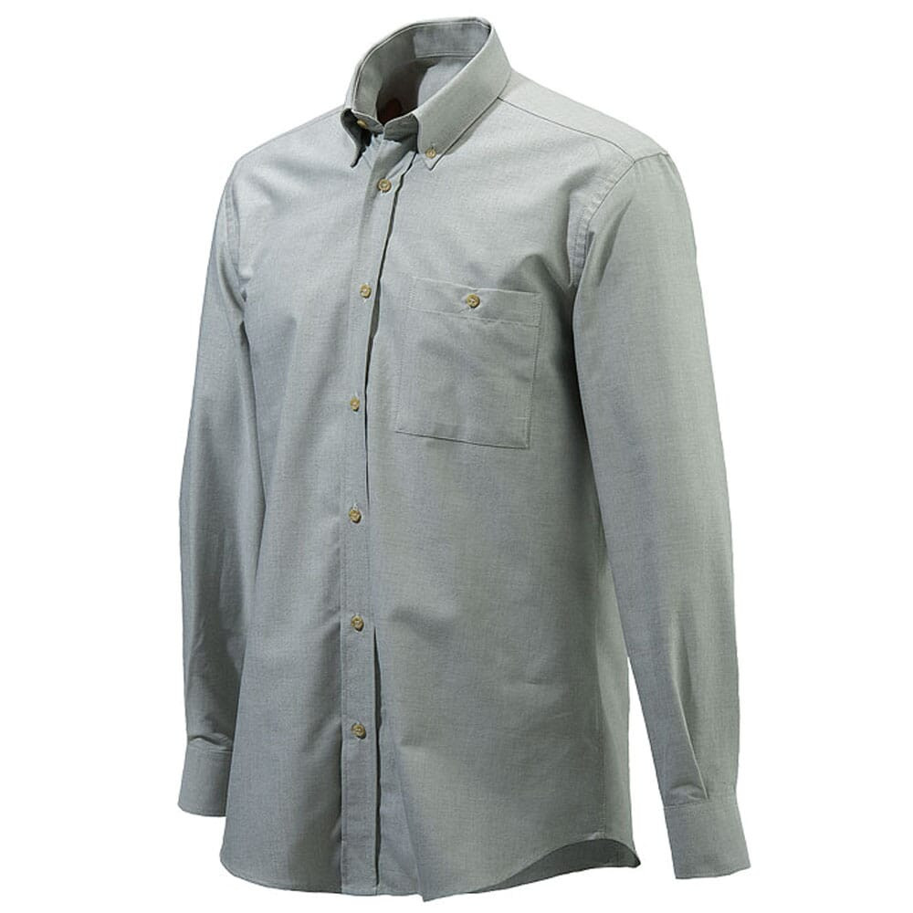 Beretta Classic Oxford Button-Down Shirt Green Tattersall LU551T1100077541