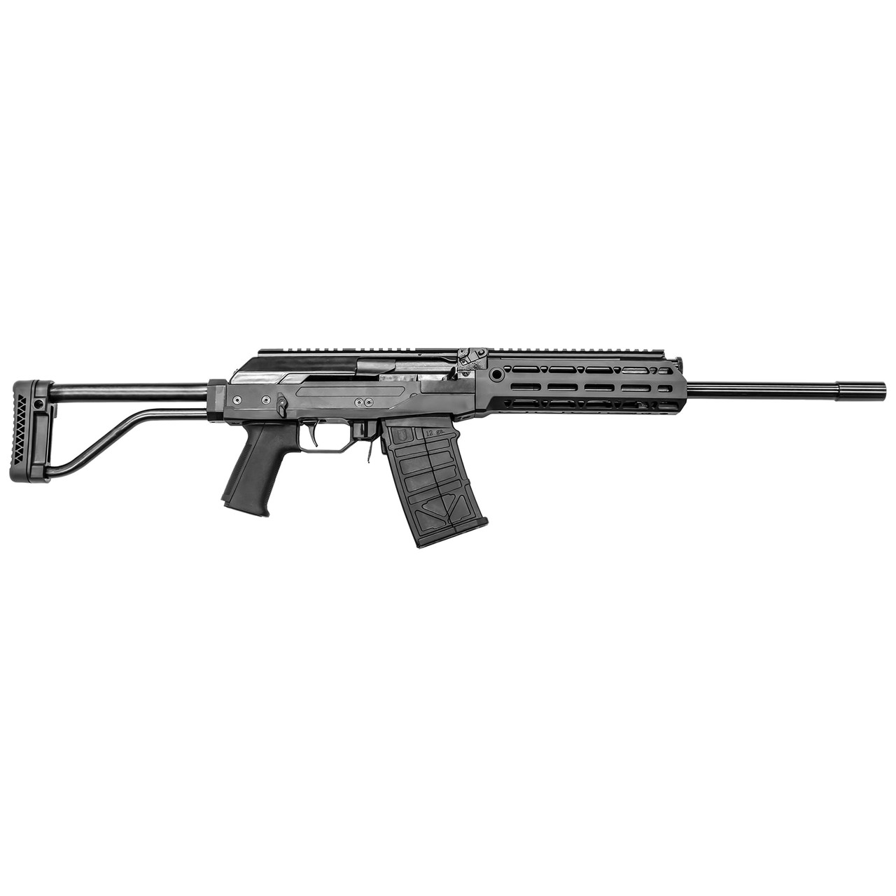 JTS M12AK-LWH 12ga 18.7\" Bbl Skeleton Stock Semi-Auto Shotgun w/(2) 5rd Mags M12AK-LWH