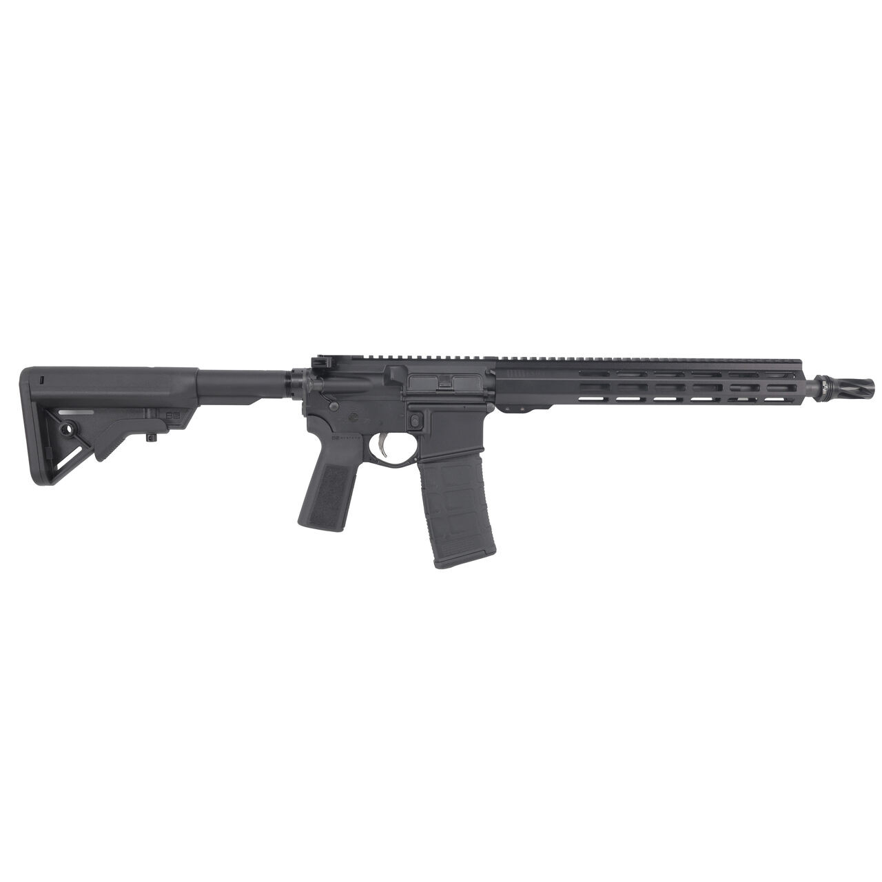 Sons of Liberty Gun Works M4-EXO3 5.56mm 14.5\" Bbl Mid Gas EXO3 Rail P&W HUXWRX Mount Black Complete Fighting Rifle M4-EXO3-556-145-HUX-RIFLE-A-BLK
