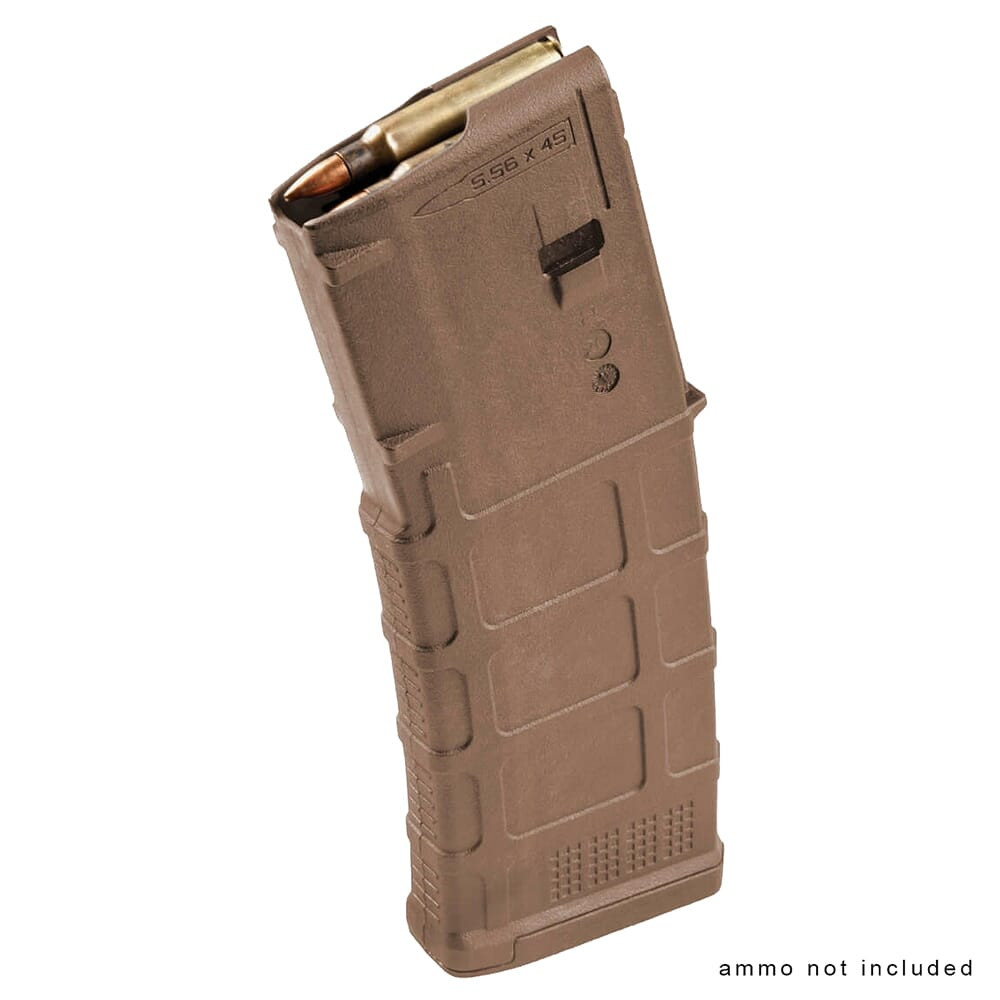 Magpul 30rd 5.56 PMAG GEN M3 for AR15/M4 w/ Anti-Tilt Follower & Crush-Resistant Polymer, Medium Coyote Tan MAG557-MCT