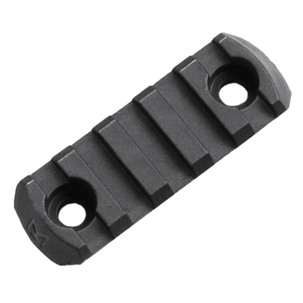 Magpul Polymer 2.5\"  5-Slot Picatinny Rail Segment for MLOK, Black MAG590-BLK