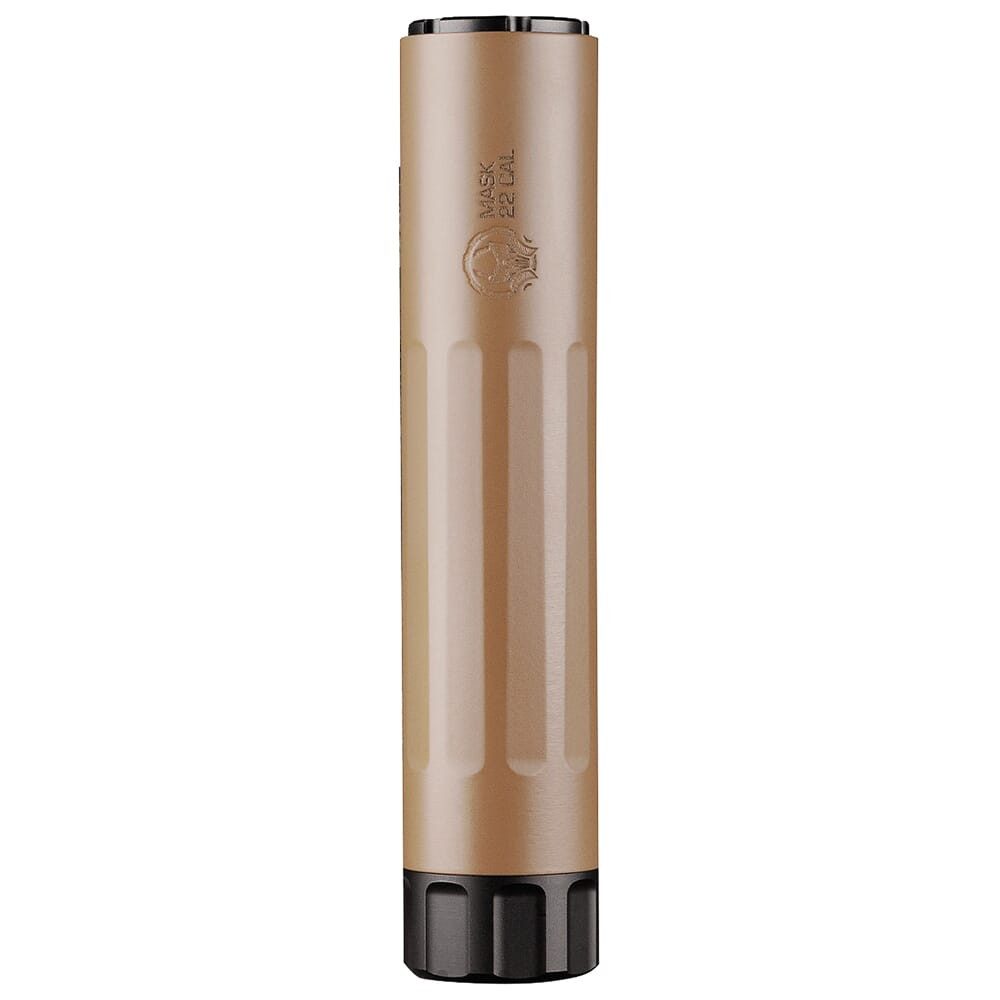 Dead Air Mask .22 LR 5.1\" FDE Silencer (NFA) MASK22FDE