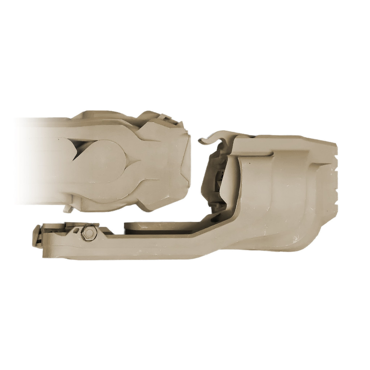 Strategic Sciences MFMD .300 BLK 0.0\" OTB 5/8x24 Direct Thread FDE Muzzle Device & SDX MFMD-300BLK-0.0-MDSDX-5/8X24-FDE