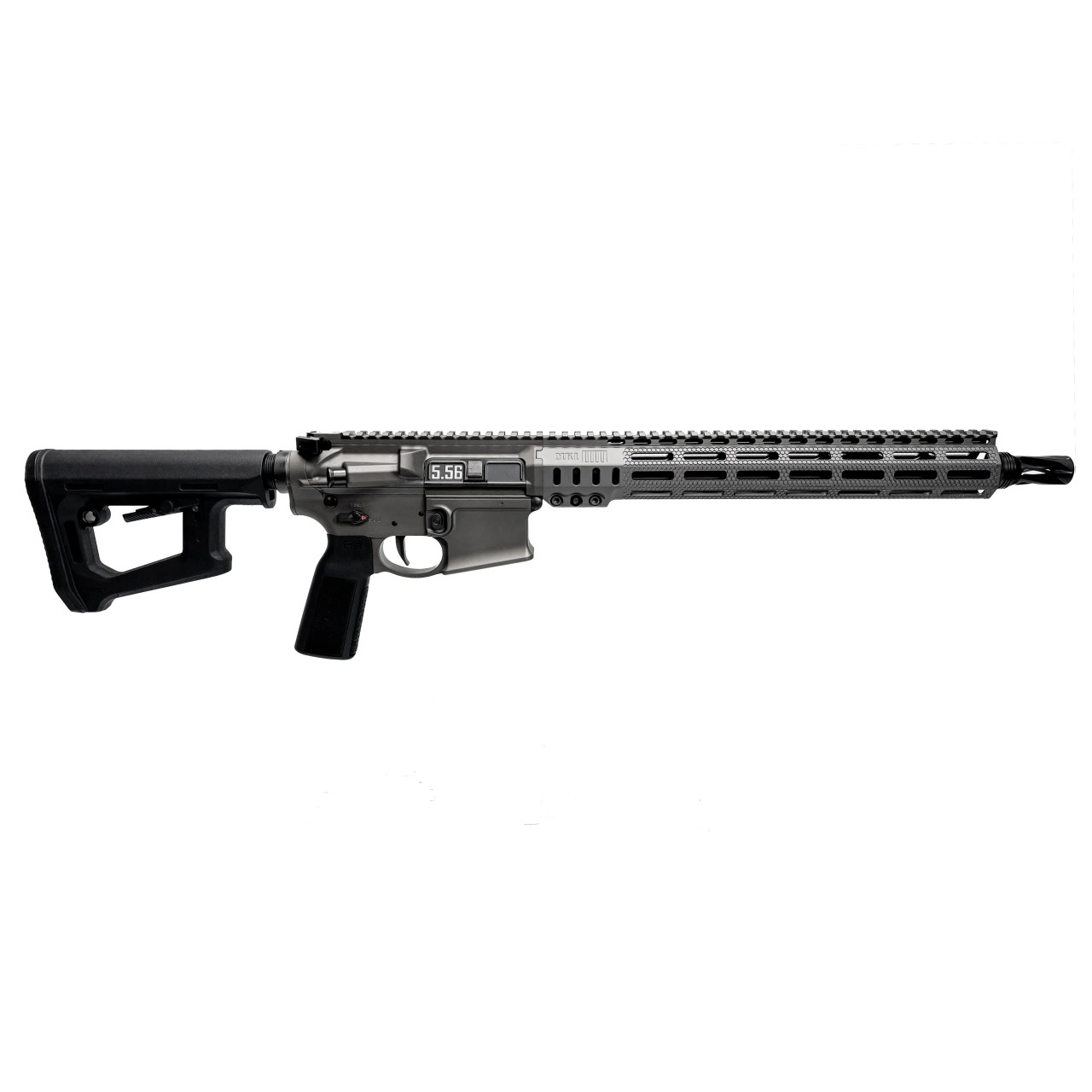 Sons of Liberty Gun Works MK1 Recce Rifle 14 .5"Bbl 5.56 P3 416 Stainless Steel Med.Contour  Cable Management Rail MK1-RECCE-556-145SS-RIFLE-A-BLK