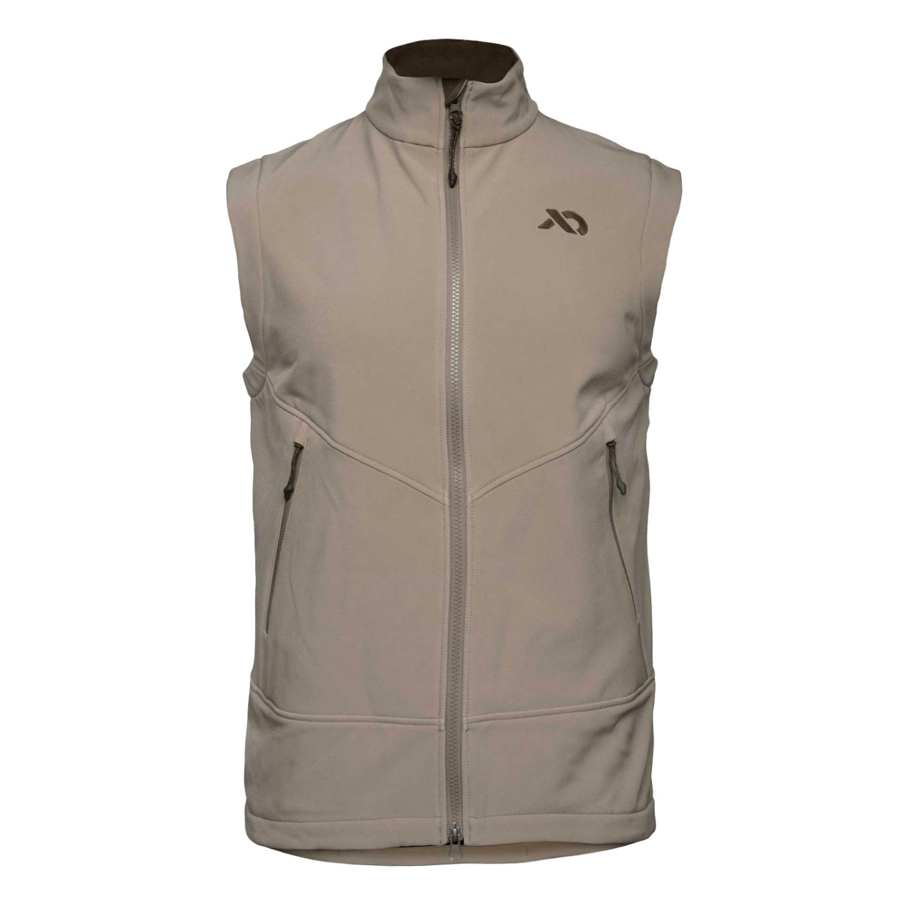 First Lite Men's Suppressor Soft Shell Vest Walnut MOWCVWN2