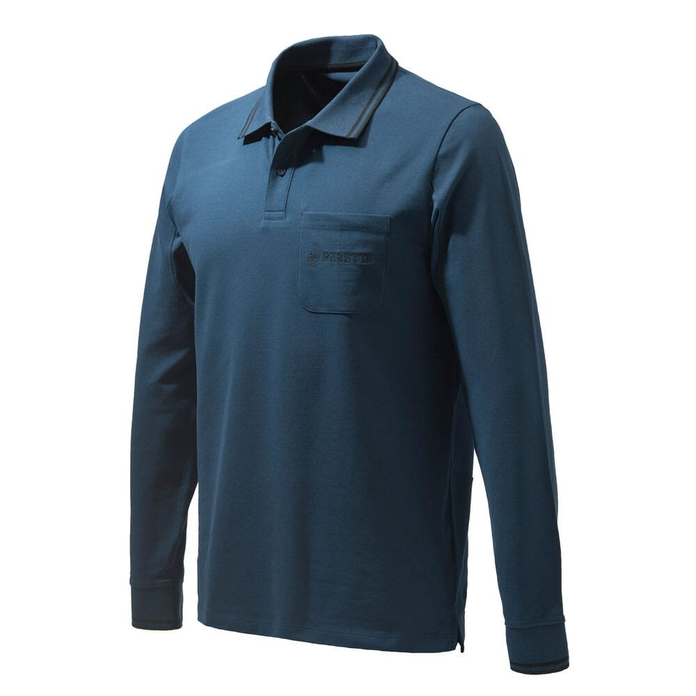 Beretta Airmesh LS Polo Blue Total Eclipse MP451T13540504