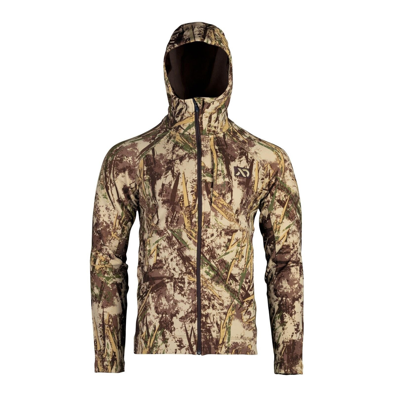 First Lite Men's Rugged Wool Full Zip Jacket Typha MTRWJTY