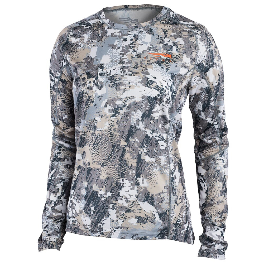Sitka Women's Core Lt Wt Crew - LS Optifade Elevated II X Small 10076-EV-XS