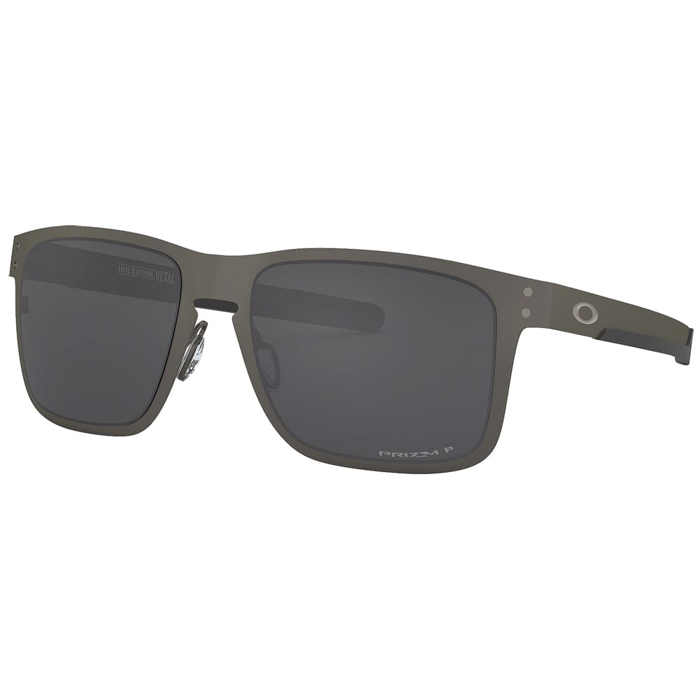 Oakley Holbrook Metal Matte Gunmetal w/PRIZM Black Polarized Lenses OO4123-0655