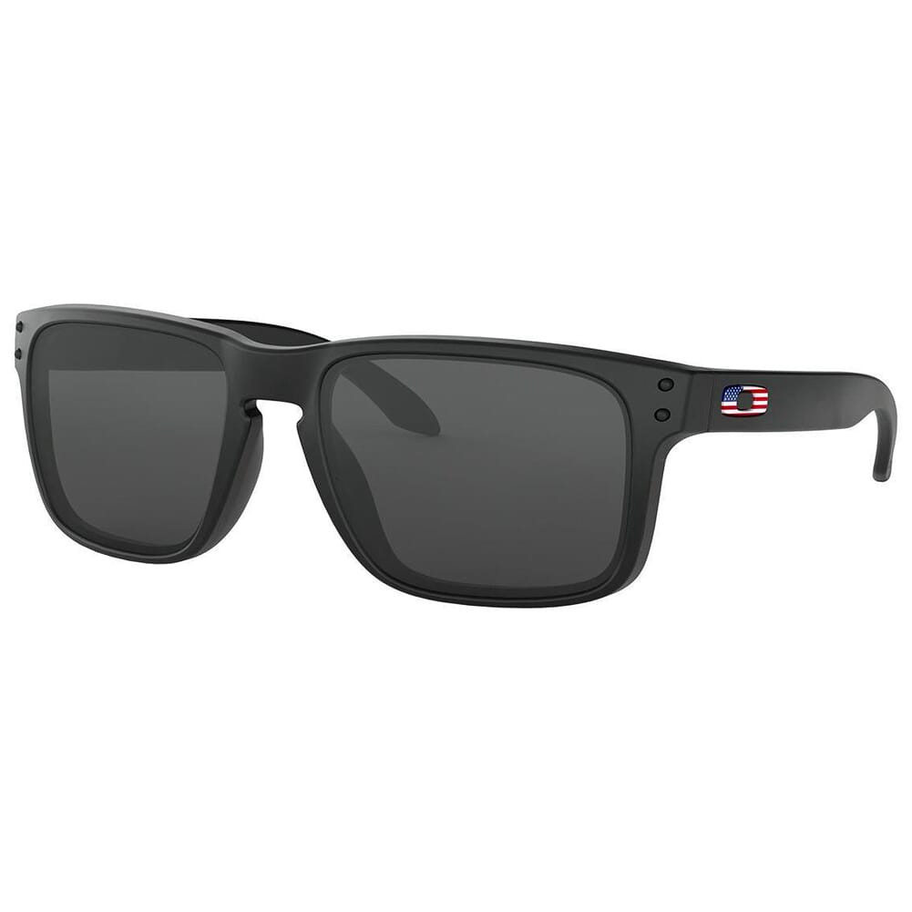 Oakley SI Holbrook USA Flag Matte Black w/Grey Lenses OO9102-E655