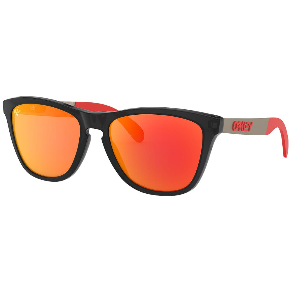 Oakley Frogskins Mix MotoGP Matte Black Ink w/PRIZM Ruby Lenses OO9428-0955