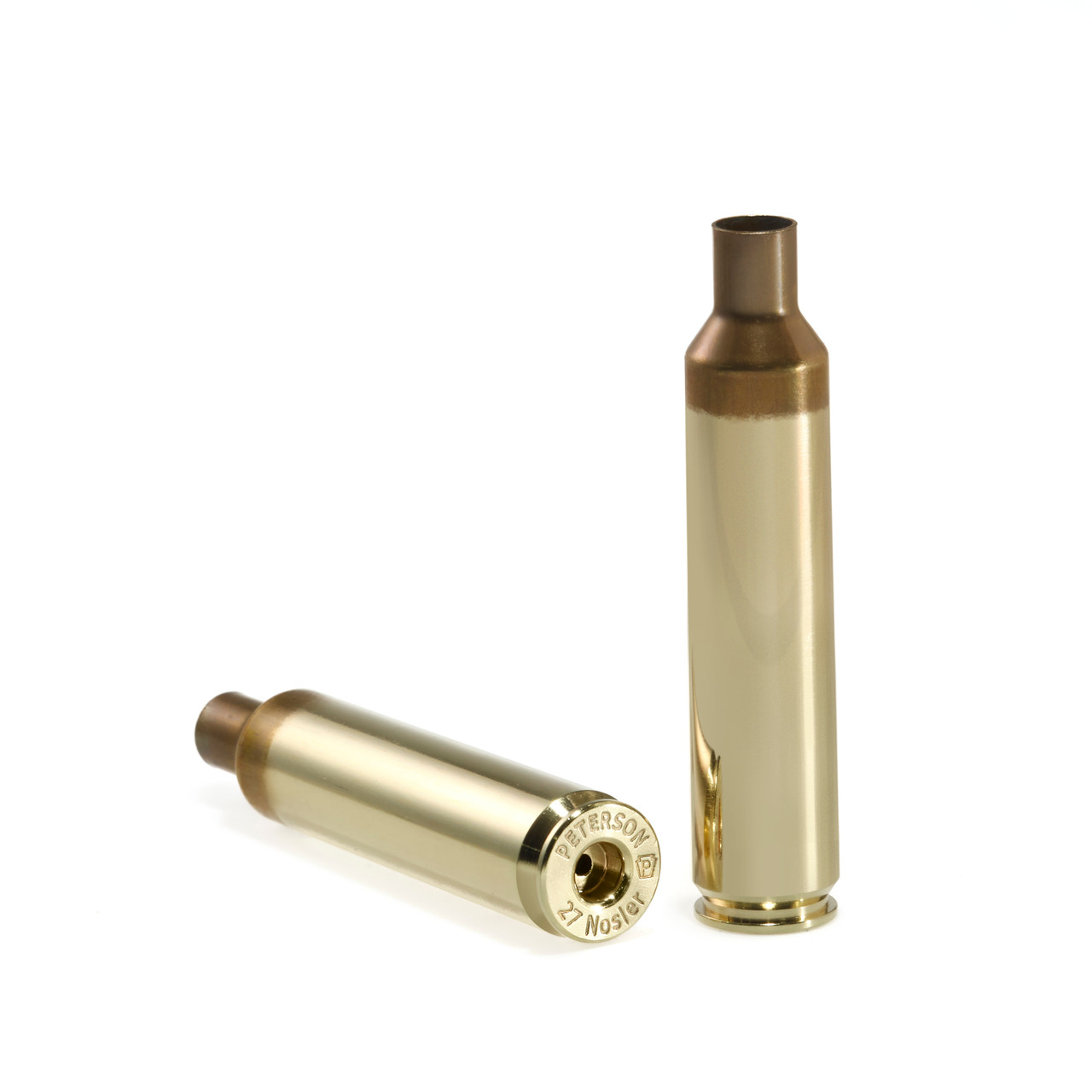 Peterson 27 Nosler Brass Casings Bulk Box of 250rds 40072-P