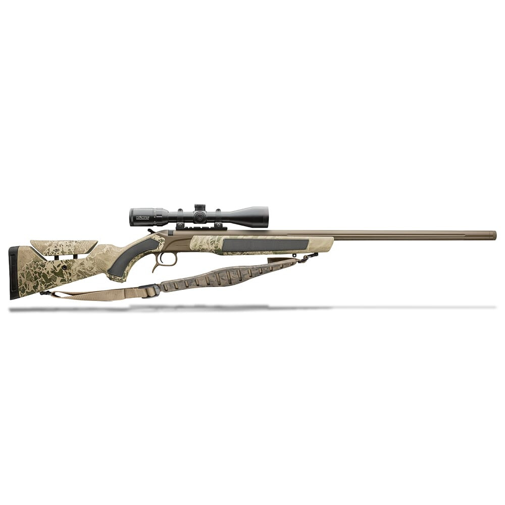CVA Accura LR-X .50 Cal 30\" 3/4x24 Bbl Brown/RT Hillside Break Action Inline Muzzleloader w/3-10x44 Scope & Soft Case PR3207NSC