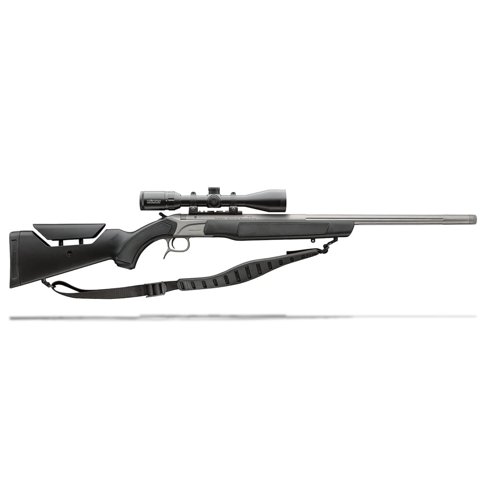 CVA Accura MR-X .50 Cal 26\" 3/4x24 Bbl SS/Black Break Action Inline Muzzleloader w/Knous Pro 3-9x40 Scope & Soft Case PR3241SSC