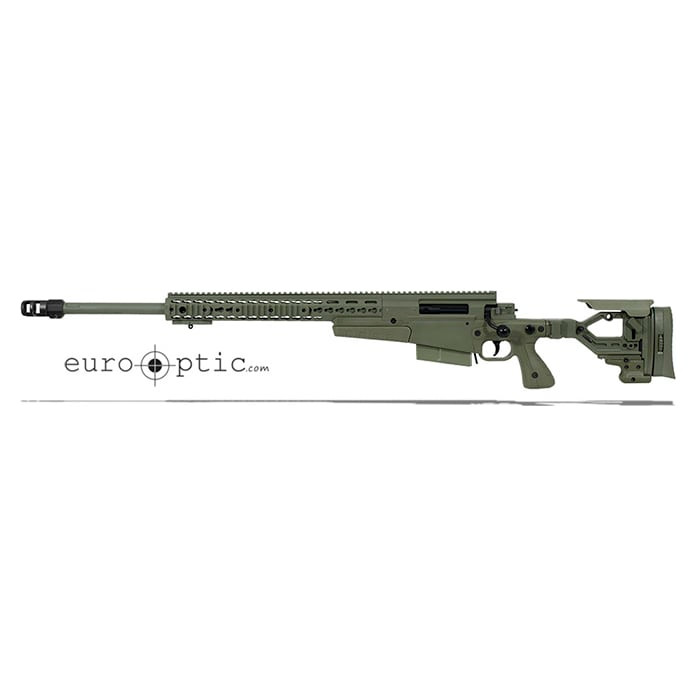 Accuracy International AXMC Sage Green .338 Lapua Mag 27\" LH Rifle std brake PSR-GR338-GR27-S-LH
