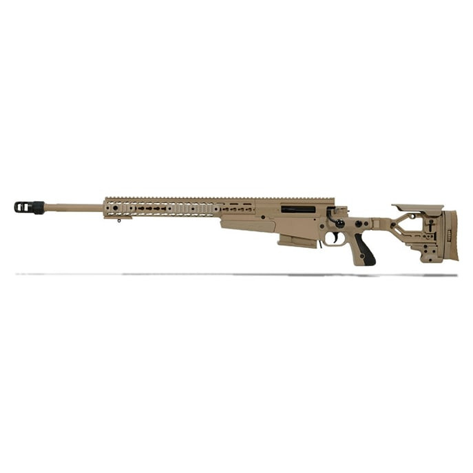 Accuracy International AXMC Pale Brown .300 Win. Mag. 24\" LH Rifle std brake A-XM300WMPB24SM-LH