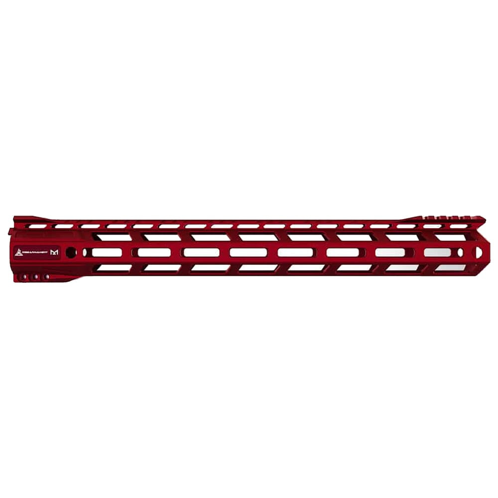 RISE Armament RA-905 15\" RISE Red Skeletonized AR-15 M-LOK Handguard RA-905-150-RR