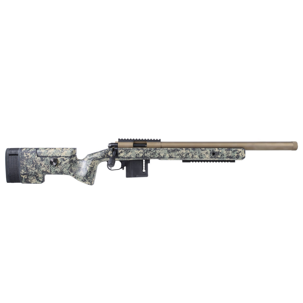 Vudoo Gun Works Gen2 McMillan U-1 20\" Bart 1.20 1/2x28 40MOA M5 DBM HP Rem TT 510 v2 Elite Hunter SA Bot Thin Curv Shoe RAV-V22-RH-BBZ-20TBL-U1-VAMB