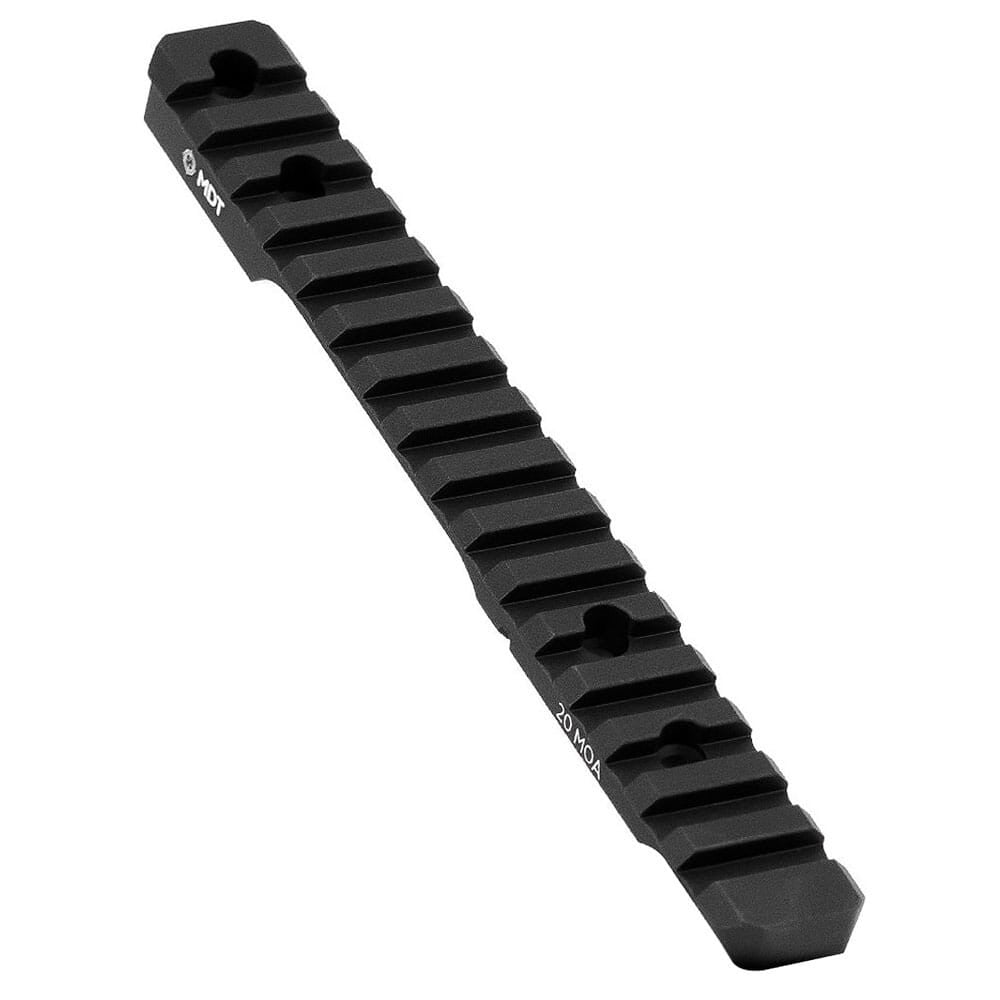 MDT 20 MOA Tikka T3 SA Blk Picatinny Scope Base 102190--BLK