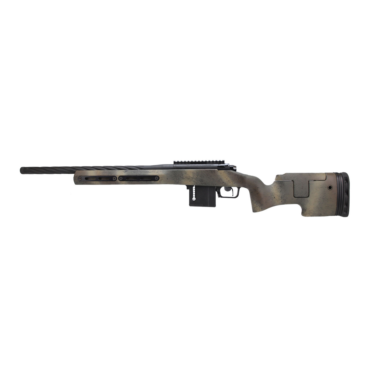 Vudoo Gun Works Gen2 RH 22LR 20\" Ace Kukri Spiral Flute 1/2-28 20MOA TT Primary Ridgeback RRI-22LR-G2-KUK20SF-GBDT