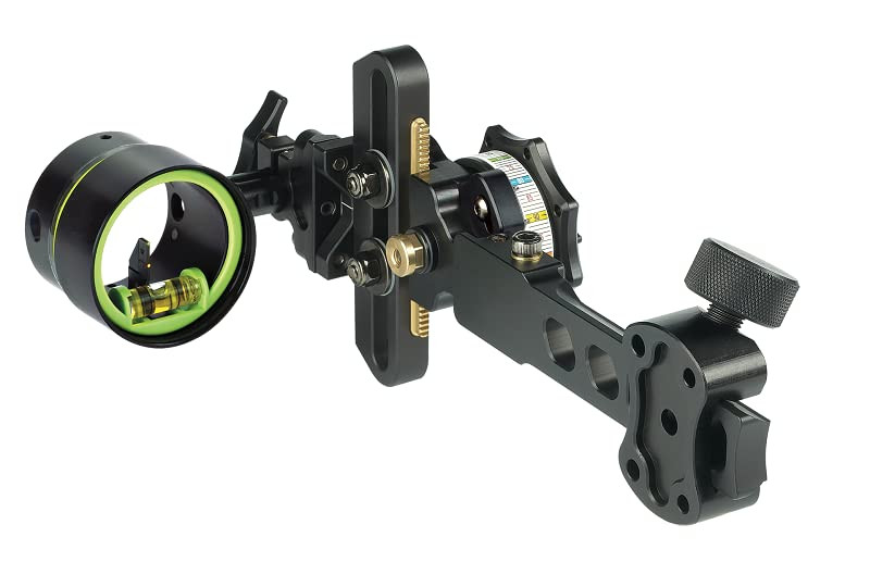 HHA Tetra Tournament Edition RYZ 2510 w/.010 2-pin 1-5/8\" Scope Green Top Pin & Yellow 2nd Pin RYZ-TE-2510-GYEL