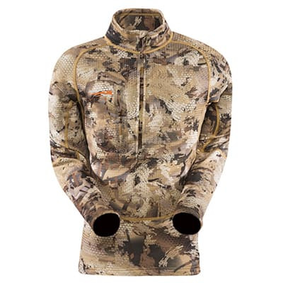 Sitka Core Heavyweight Zip-T Waterfowl Marsh Small 10039-WL