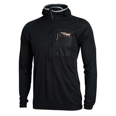 Sitka Core Lt Wt Hoody Sitka Black Small 10051-BK-S