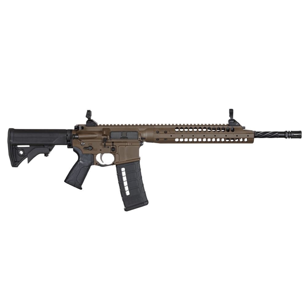 LWRC SIX8 A5 6.8 SPC 16.1\" 1:10\" 5/8x24 Bbl Patriot Brown Rifle SIX8A5RPBC16
