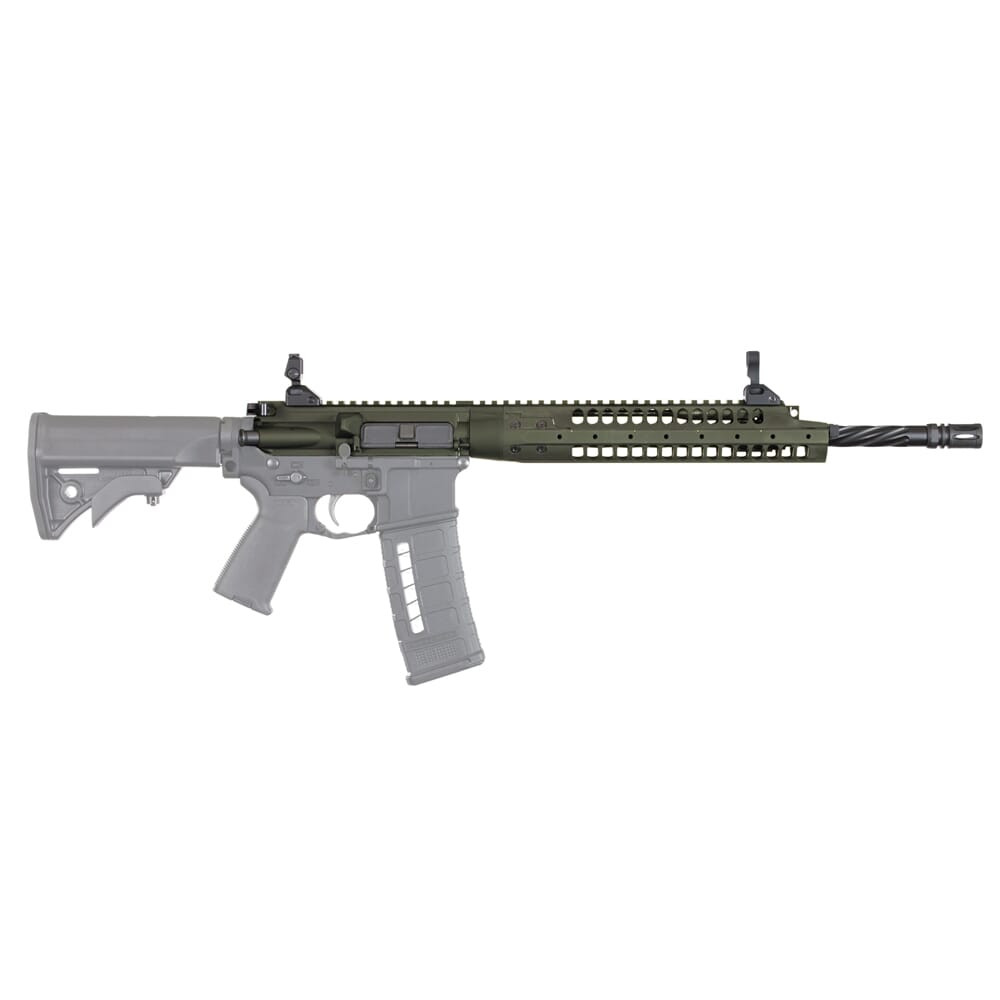 LWRC SIX8 A5 6.8 SPC 12.7\" 1:10\" 5/8x24 OD Green Complete Upper Receiver SIX8A5UODG12S