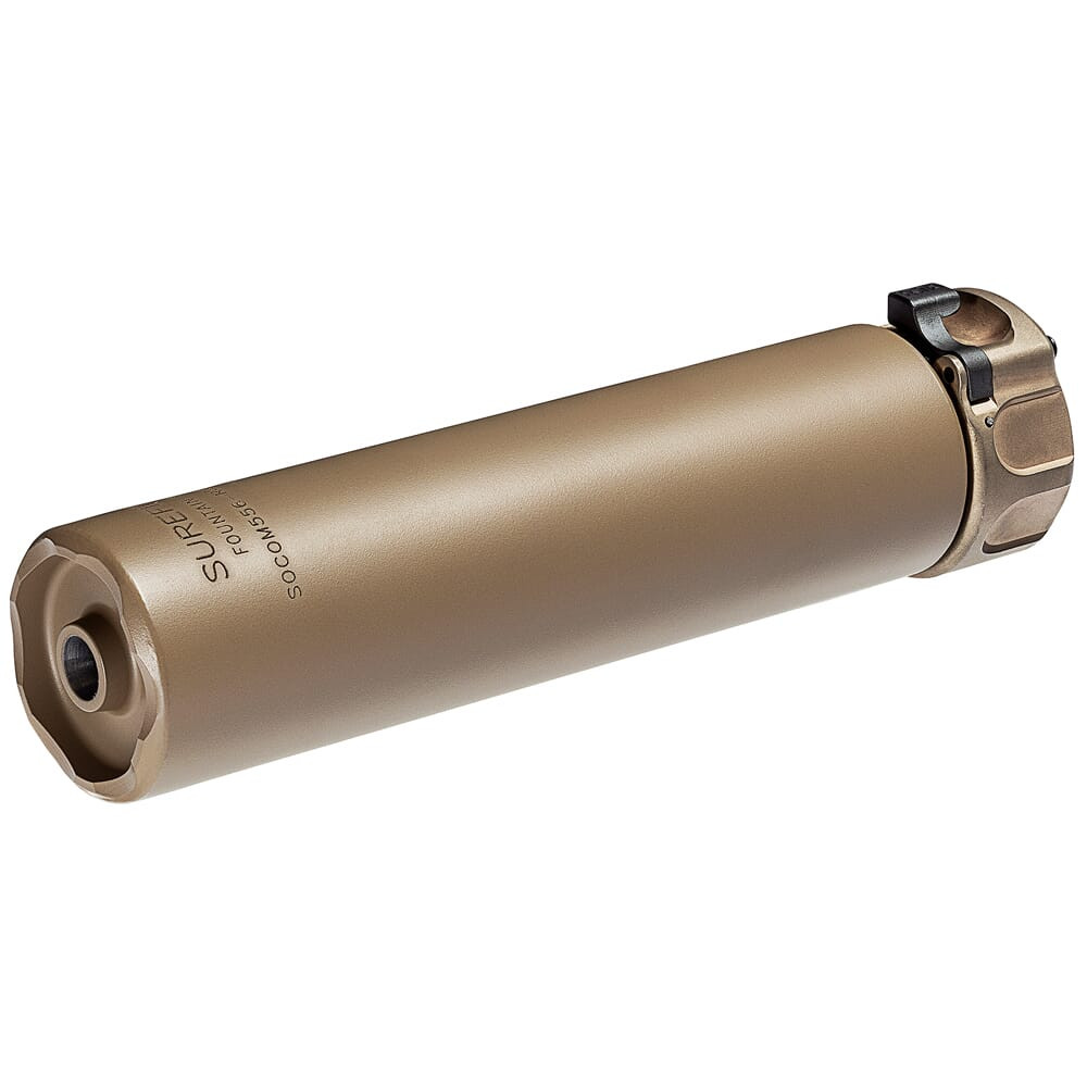 SureFire SOCOM556 RC2 Gen II 5.56 Dark Earth Suppressor w/ Fast-Attach Mount SOCOM556-RC2-DE