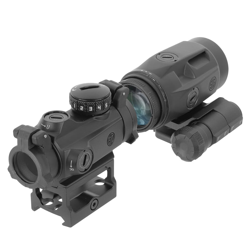 Sig Sauer ROMEO-MSR 1x20mm Compact Red Dot/3x22mm Micro Magnifier Combo Kit SORJ72001
