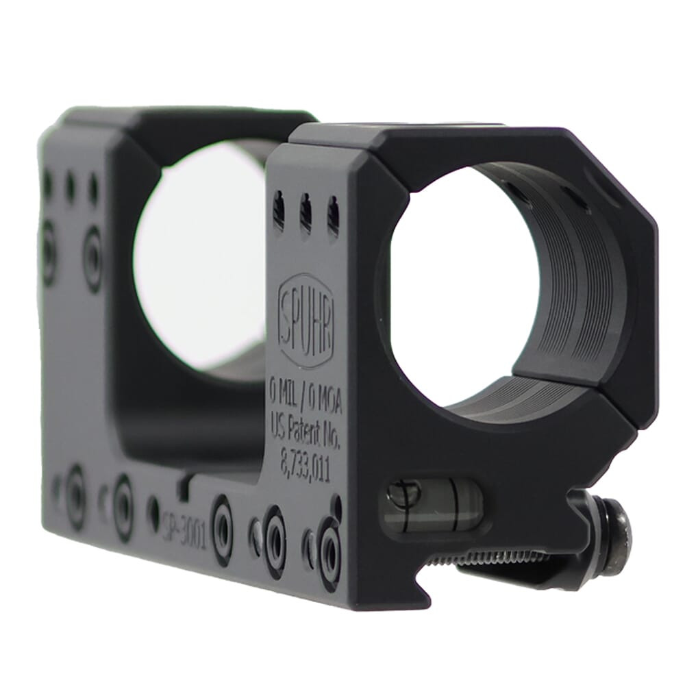 Spuhr Steel Side Clamp Picatinny Scope Mount 30mm H30mm/1.181\" 0MIL/0MOA PIC SP-3001M