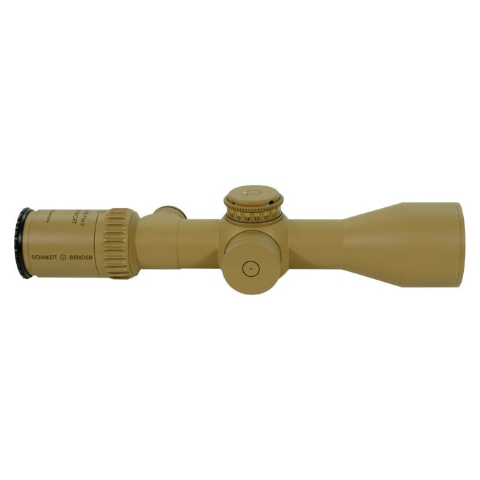 Schmidt Bender PM II Riflescope 5-20x50 LP LT MTC/CT DT MSR FFP 1cm CW RAL8000 Like New demo 673-945-852-F2-E9