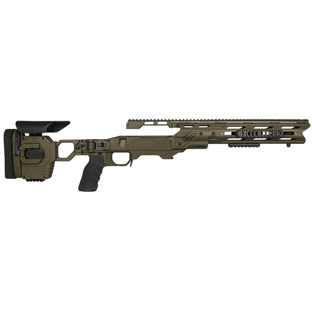 Cadex Defense Dual Strike OD Green Rem 700 SA Standard Folding 20 MOA for DSSF 3.055\" Chassis STKDL-REM-RH-SA-R-20-B-ODG