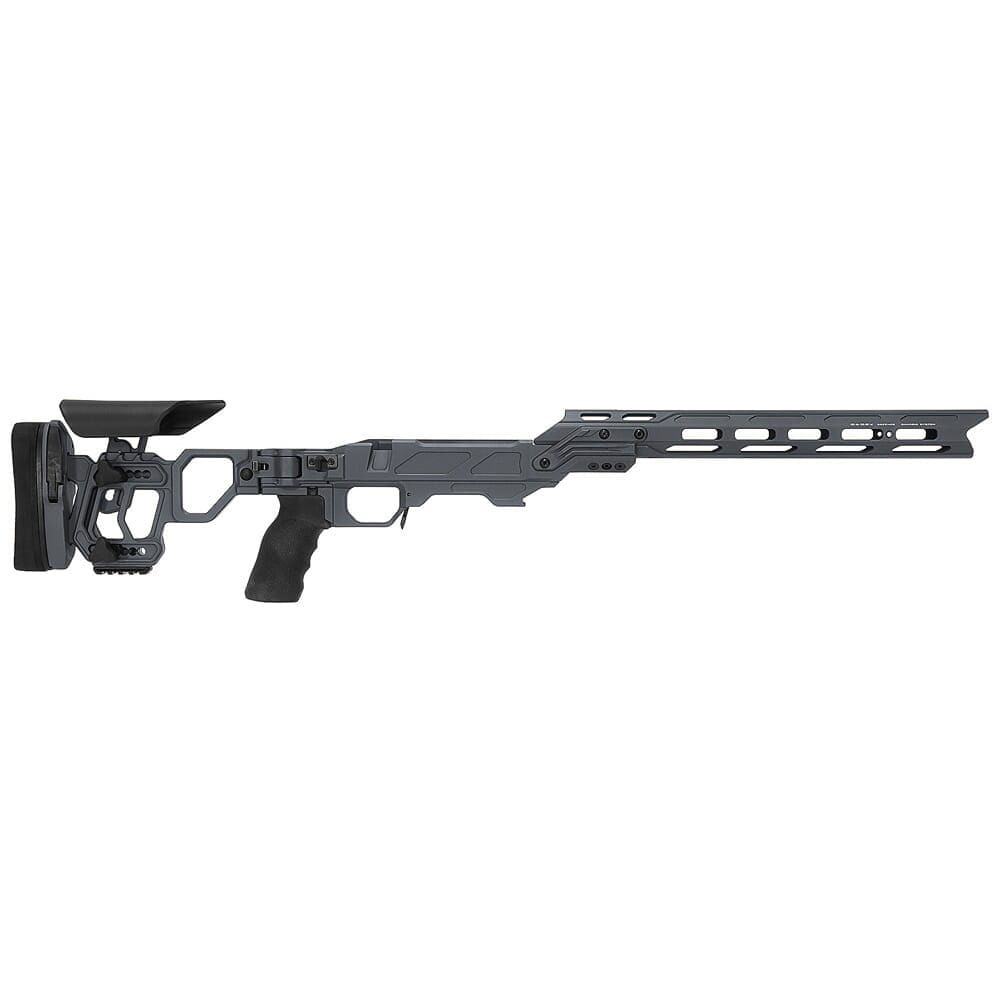 Cadex Defense Lite Competition M-LOK (for Remington 700) LA Skeleton Folding for SSSF 3.850\" CIP Sniper Grey STKLCP-REM-RH-LA-B-NA-E-GRY