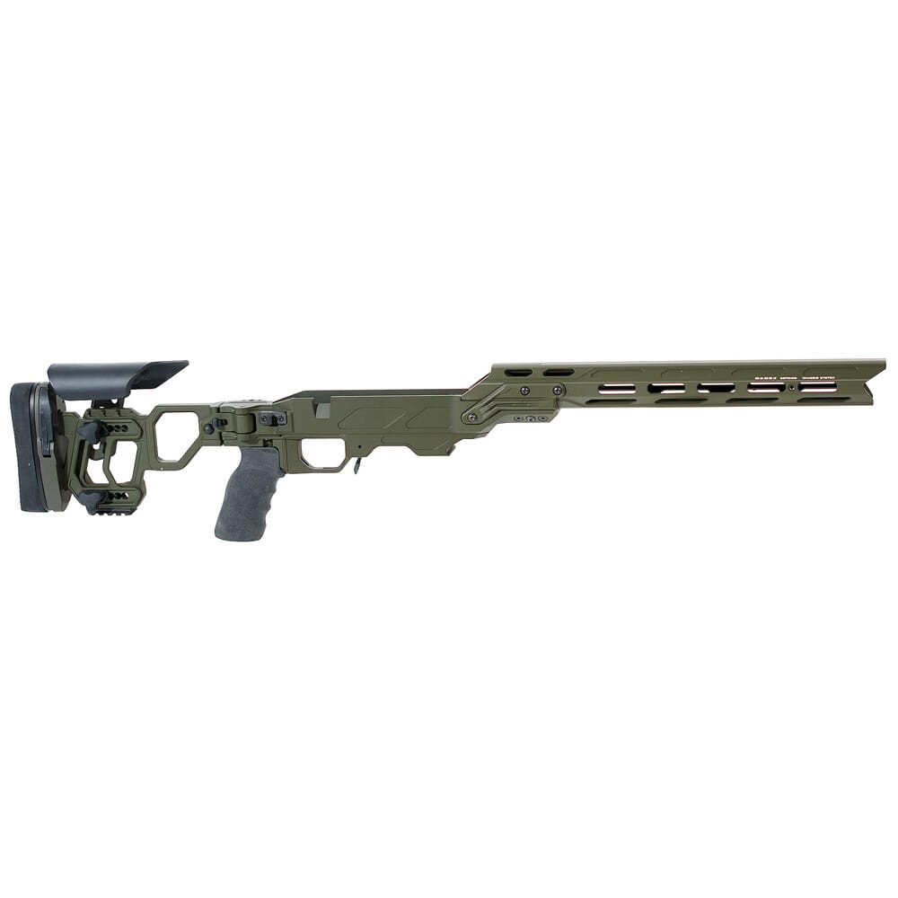Cadex Defense Lite Competition M-LOK (for Tikka-T3) SA for Accu-Mag Magazine Skeleton Folding DSSF 3.055\" OD Green STKLCP-TIK-RH-SA-B-NA-B-ODG