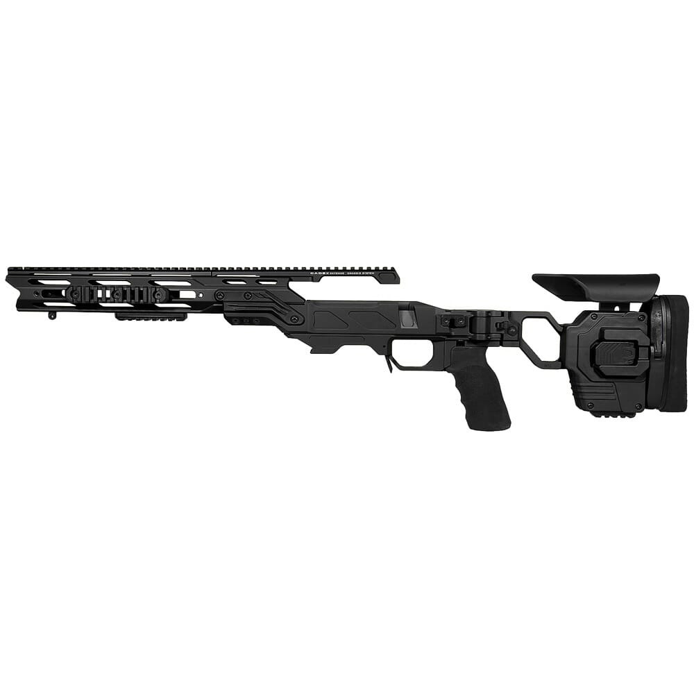 Cadex Defense Lite Strike Black Rem 700 SA LH Standard Folding 20 MOA for DSSF 3.055\" Chassis STKLT-REM-LH-SA-R-20-B-BLK