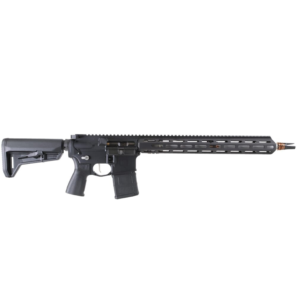 Q, LLC. Sugar Weasel 5.56 NATO 16"Bbl Black Rifle w/2-Piece Flash Hider SW-556-16IN-RIFLE-BLK