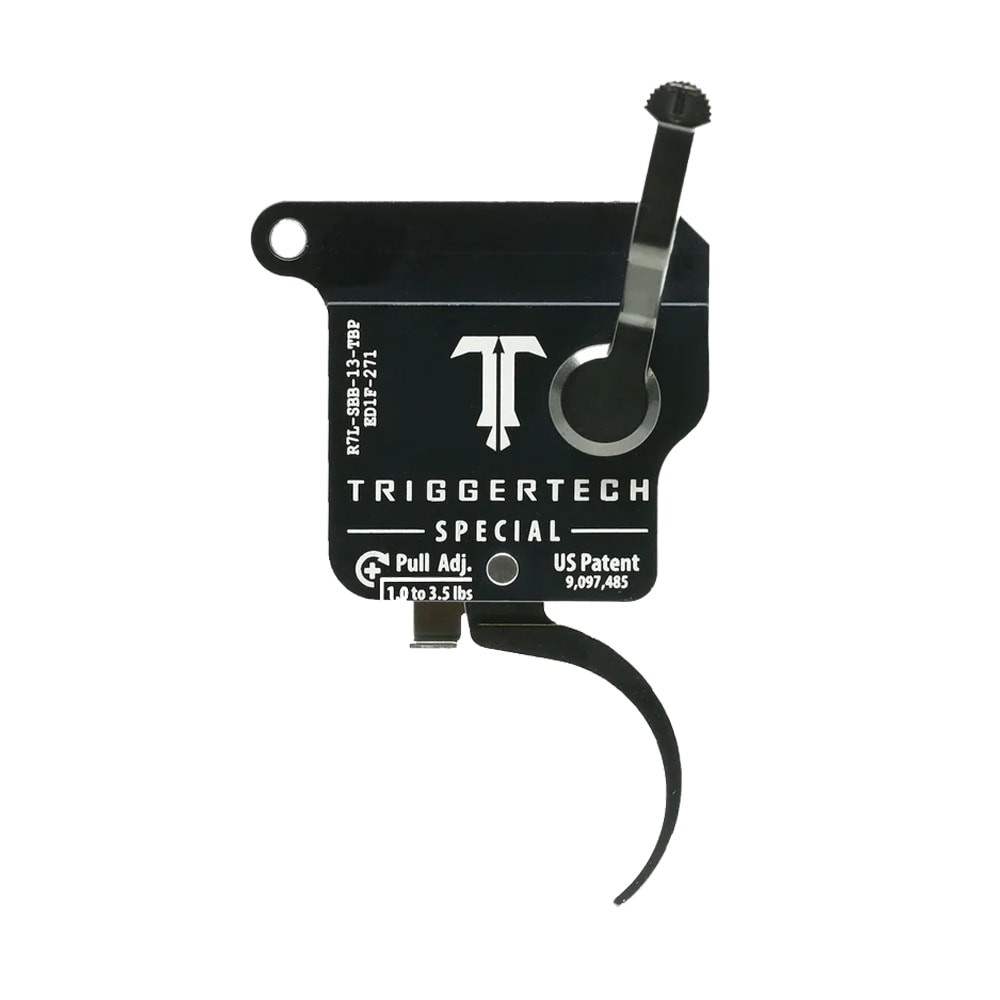 TriggerTech Special Trigger for Tikka T3, T3x, & T1x 1.0-3.5lbs Adj Pull Weight Pro-Curve Lever LH BLK ZCT, CLKR, TKR Technology TIL-SBB-13-TNP