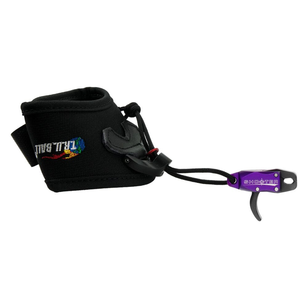 T.R.U. Ball Archery Shooter Velcro Purple Junior Release TOOV-PR-JR