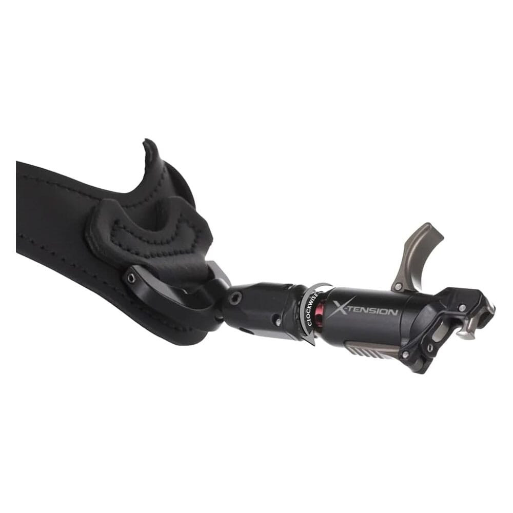 T.R.U. Ball Archery X-Tension R/T Relax Trigger Cinch Web Buckle Strap Black Junior Release TRWB-BK-JR