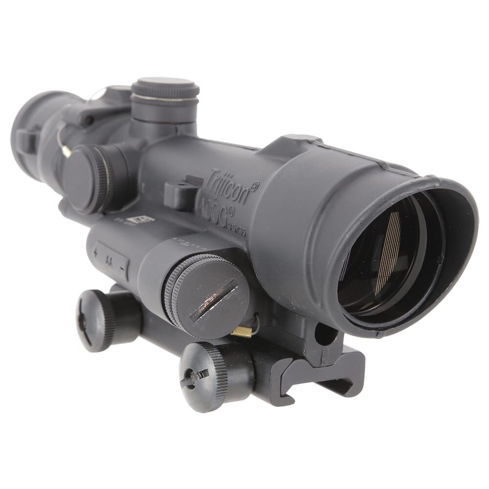 Trijicon USED ACOG 3.5x35 Red LED Illuminated Scope .223 Horseshoe Reticle w/TA51 Mount 100493 Like New - Minor Scratch on Battery Cap UA2261