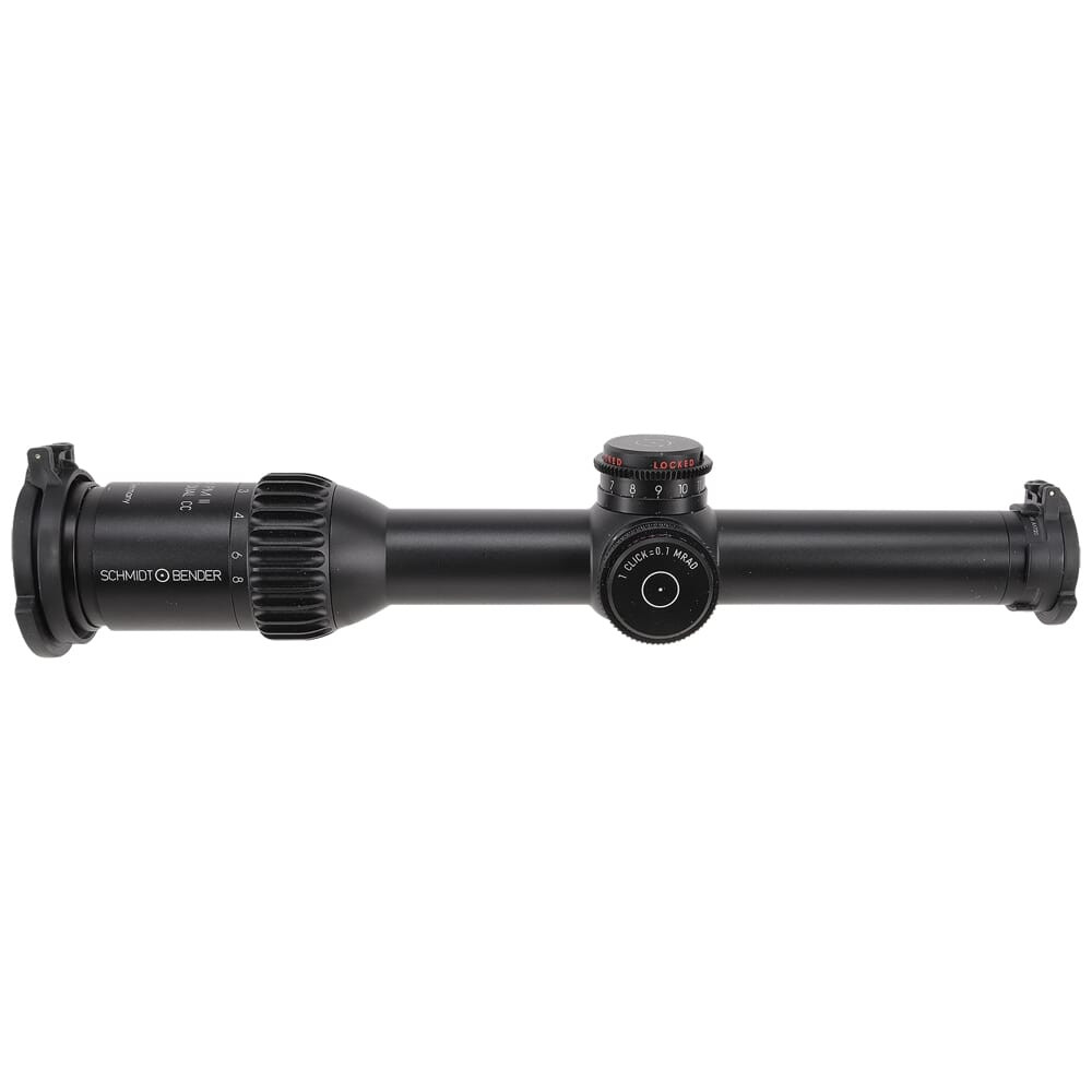 Schmidt Bender USED 1-8x24 PM II ShortDot Dual CC MDR ST LT MTC / ST LT ZC 0.1 mrad cw Black Riflescope 683-811-44E-K1-H1 Like New UA2274
