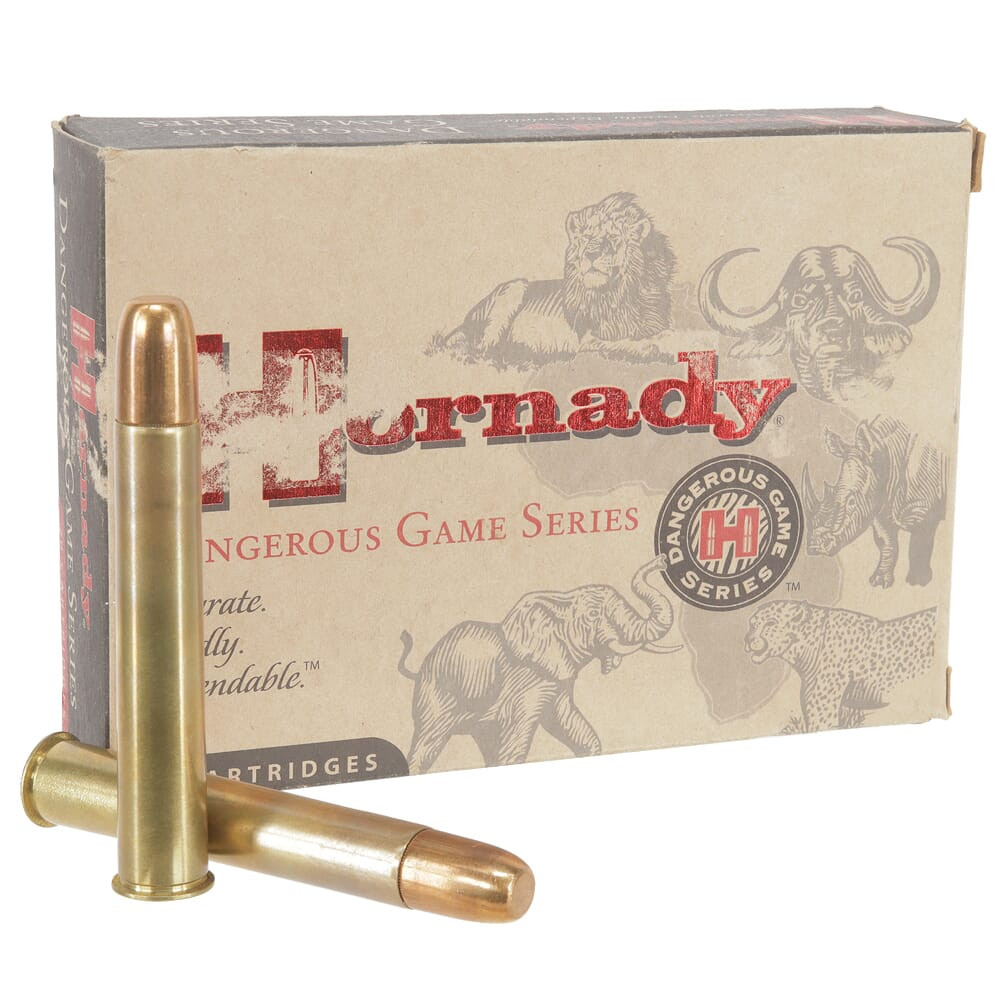 Hornady Dangerous Game Ammunition 500 NE 570gr DGS  (20ct Box) Open Box, As New  UA2330