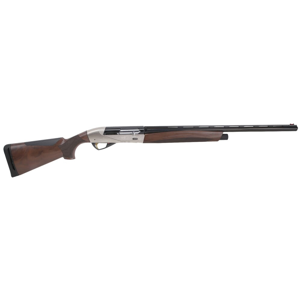 Benelli USED Ethos Field 12ga 3\" 26\" AA-Grade Satin Walnut Engraved Nickel-Plated Receiver 4+1 Semi-Auto Shotgun 10461 - Like New but Small Chip in Wood Forearm UA2734