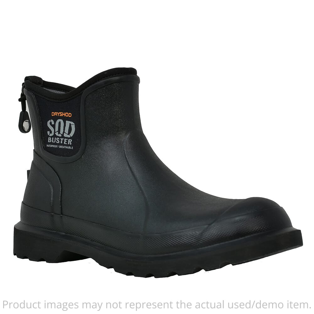 Dryshod USED Sod Buster Ankle Boot Black/Grey Size 12 Boots SDB-MA-BK-M12 - Wrong Manufacturer Box - Like New UA5788