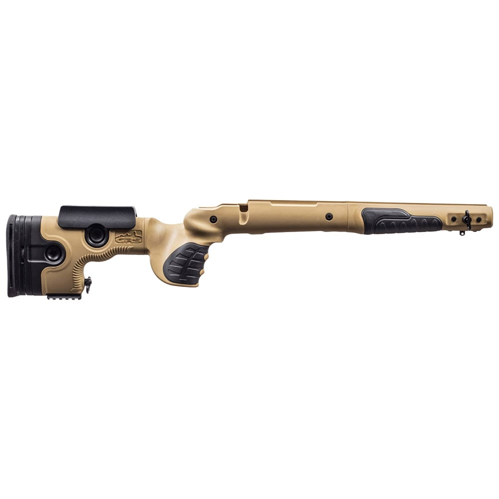 GRS Riflestocks  Bifrost Bergara B14 SA HMR M5 760mm-Length Adjustable LOP and Cheekpiece 58mm-Wide Forend w/ Limbsaver Brown 106094