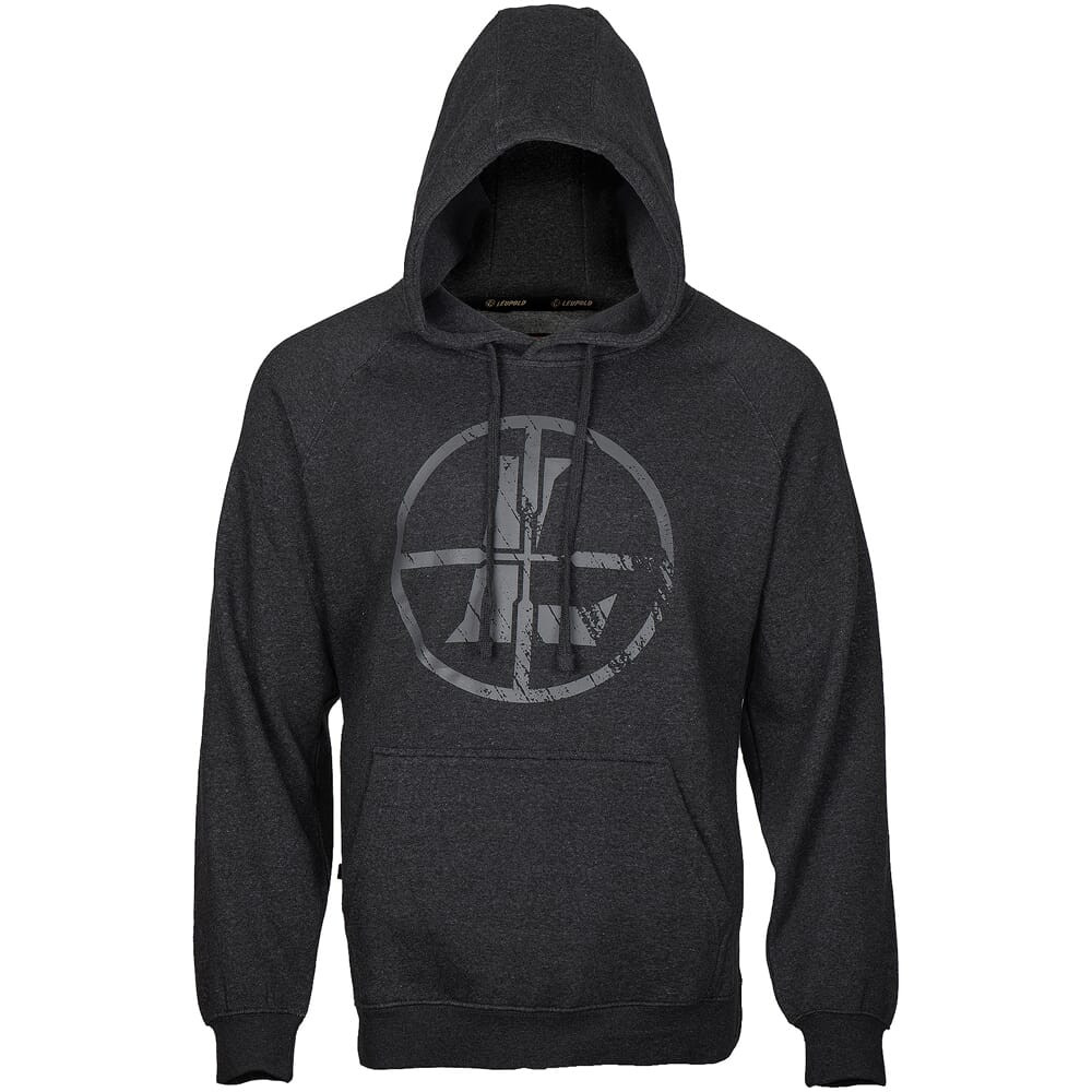 Leupold Distressed Reticle Hoodie Dark Charcoal 18301X